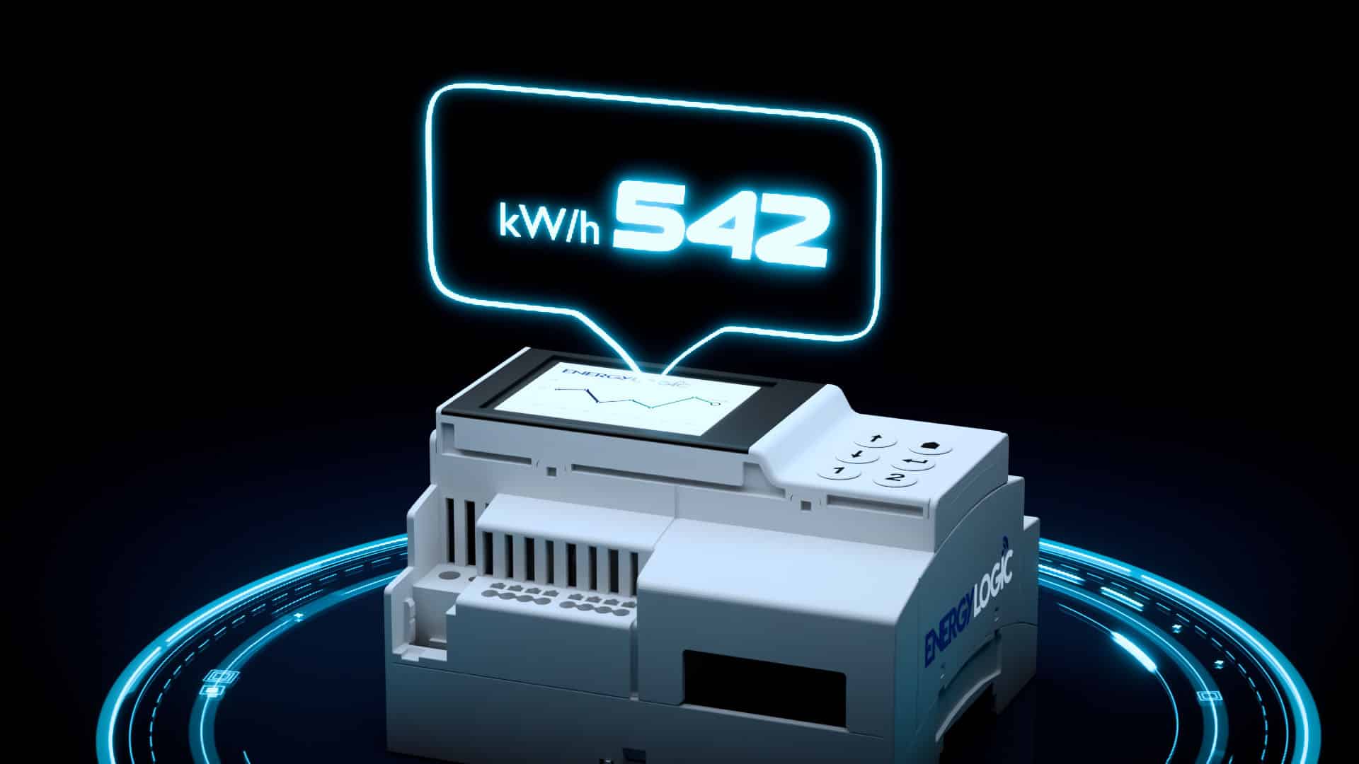 Animação 3D de produto para automação da medição de energia
